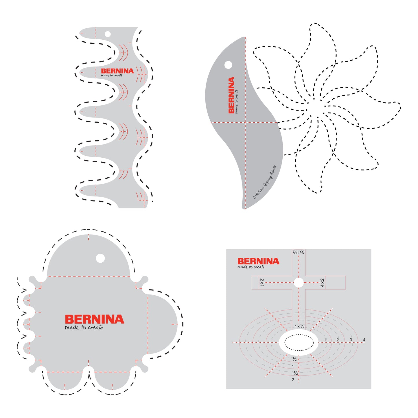 Curves and Clams Ruler Kit - Lineal